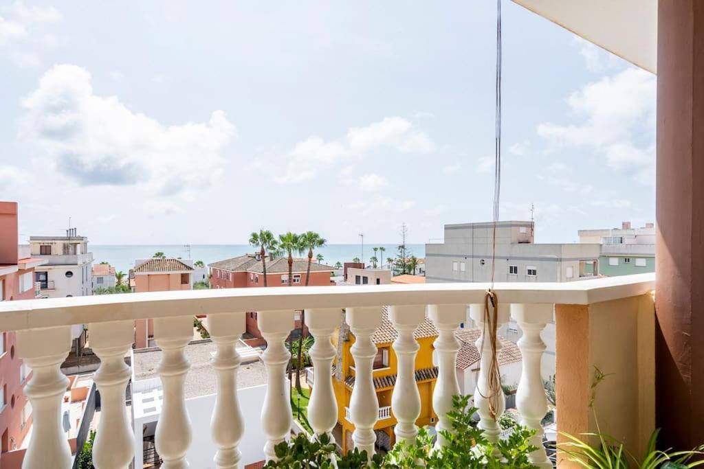 Apto. Con Wifi, Piscina, Vistas Al Mar Y Parking. Moncófar Kültér fotó